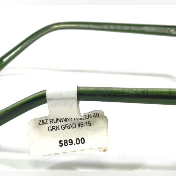 Zack & Zoe Run Tween 40 Green Kids Eyeglasses Frames Square Full Rim 46-15-130 - Picture 4 of 10